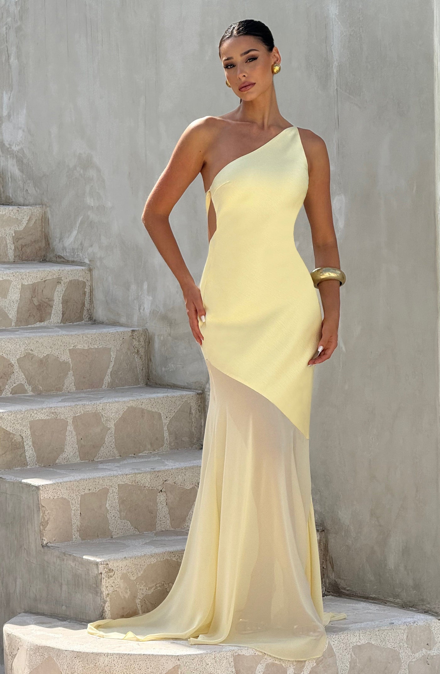 FIERCE  Gown - Lemon