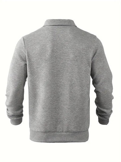 Baldrick - Vintage Zip-Up Hoodie with Geometric Design