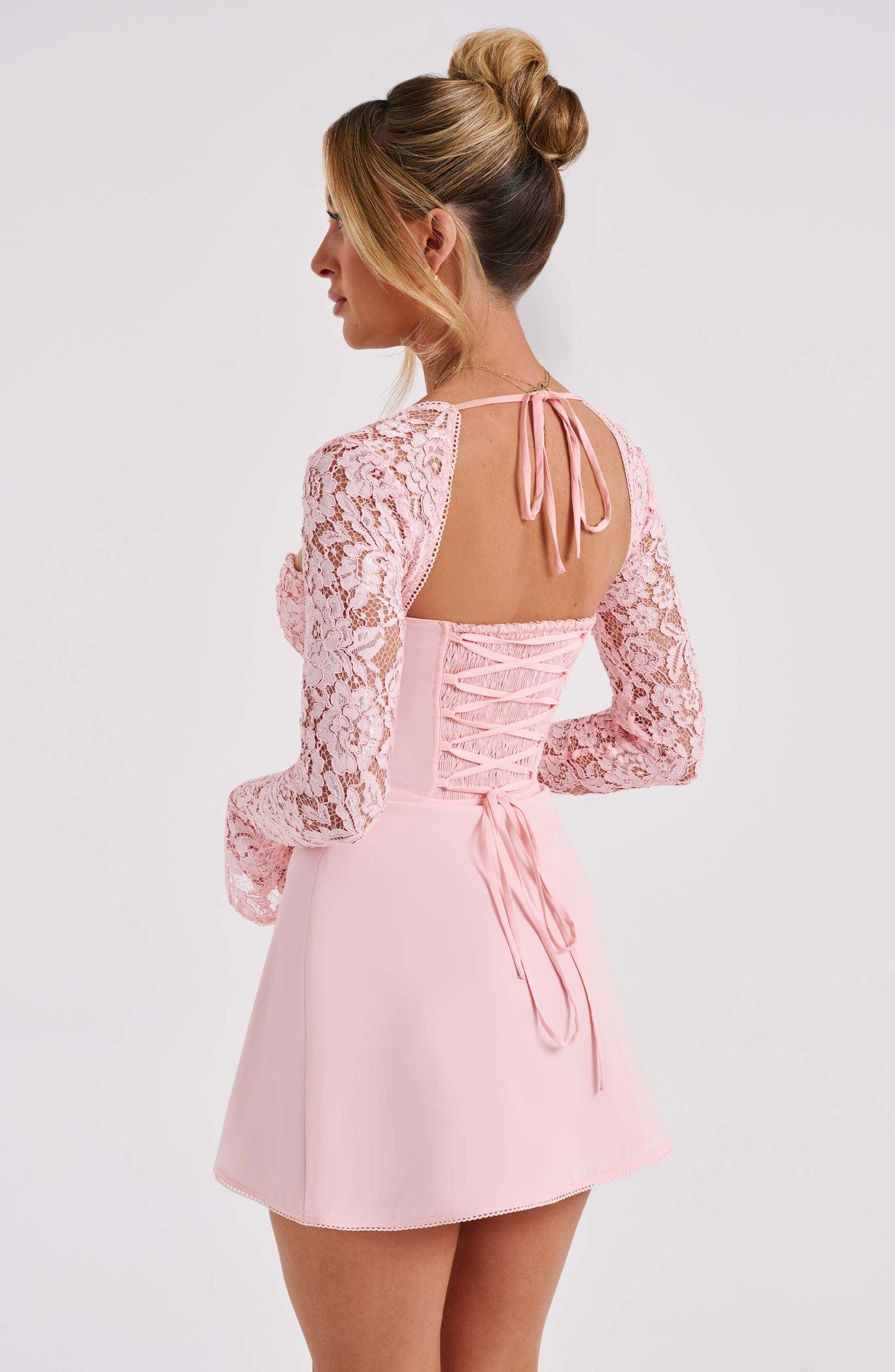 JAYCI Mini Dress - Blush
