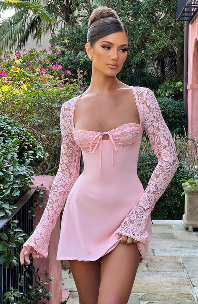 JAYCI Mini Dress - Blush