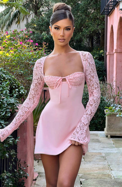 JAYCI Mini Dress - Blush
