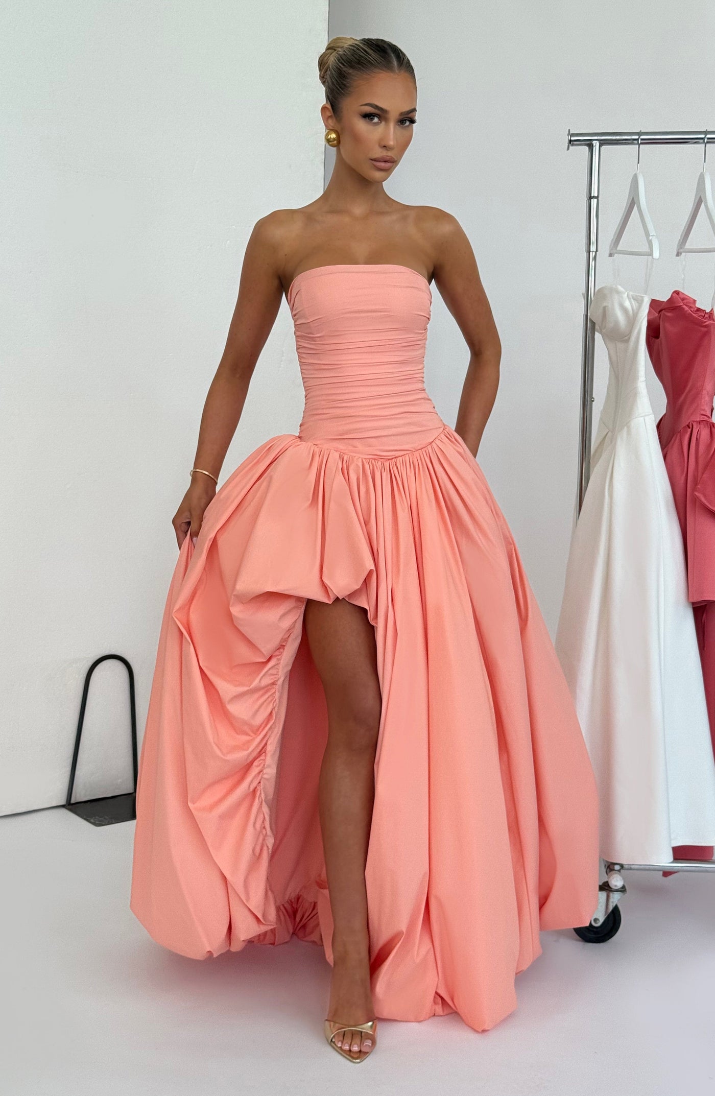 Gillian Maxi Dress - Peach