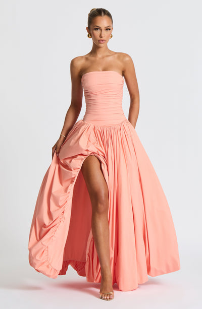 Gillian Maxi Dress - Peach