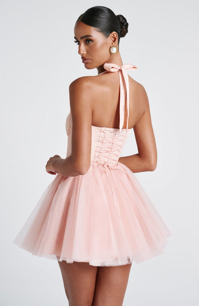SACHA Mini Dress - Soft Peach