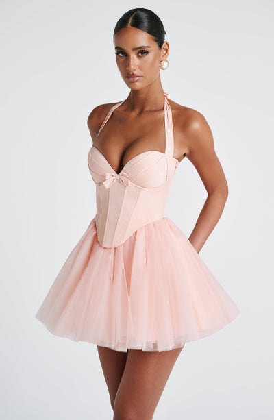 SACHA Mini Dress - Soft Peach