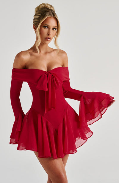 SHEA Playsuit - Red