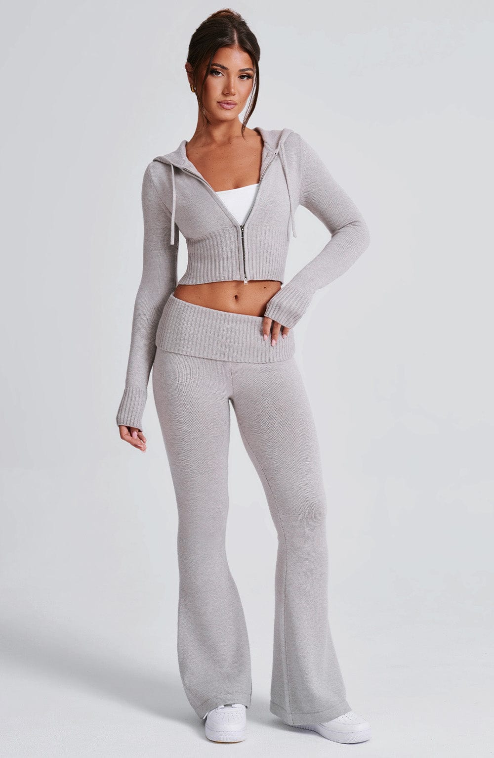 DAVINA SET  - Light Grey Marl