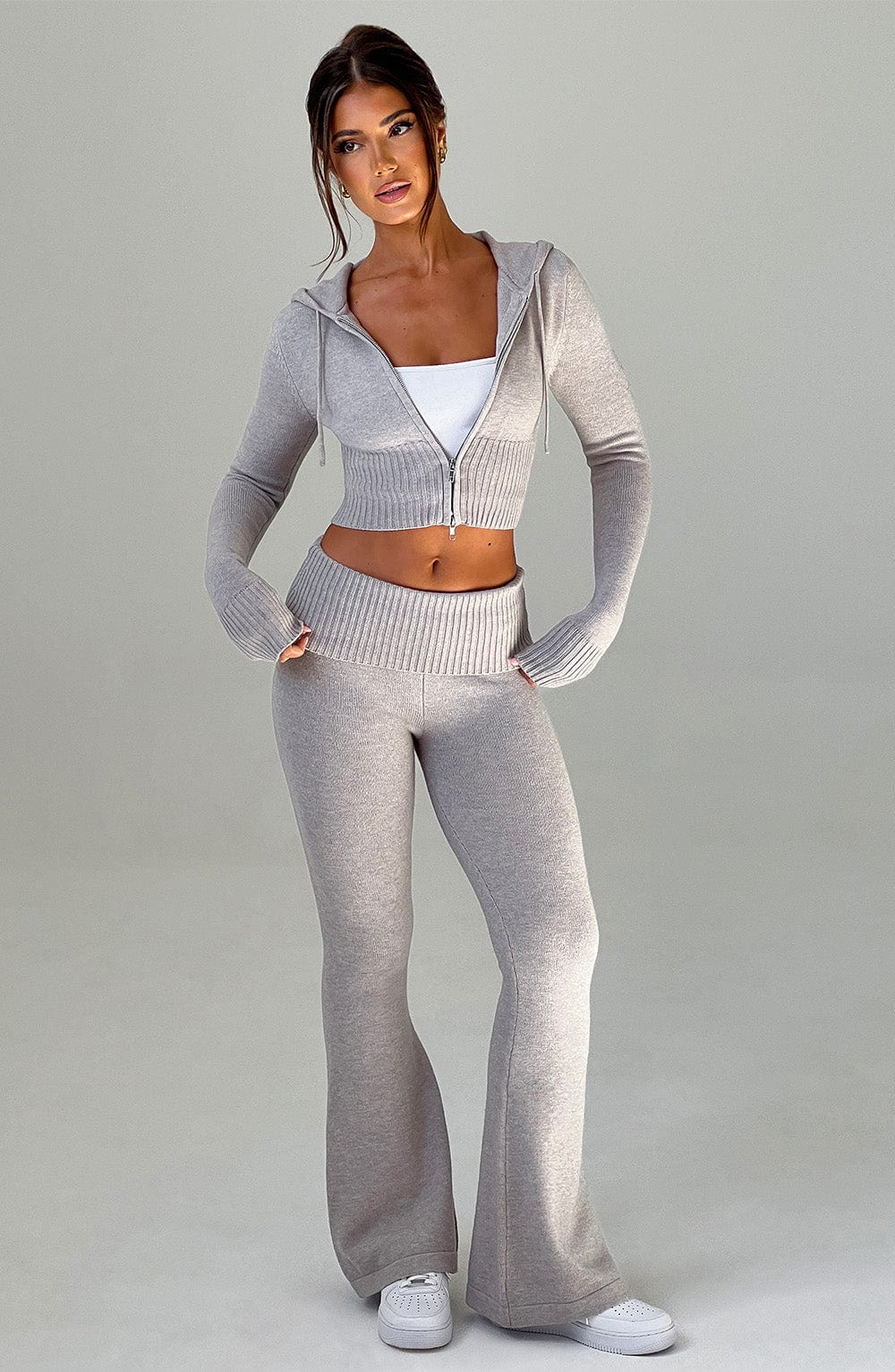 DAVINA SET  - Light Grey Marl