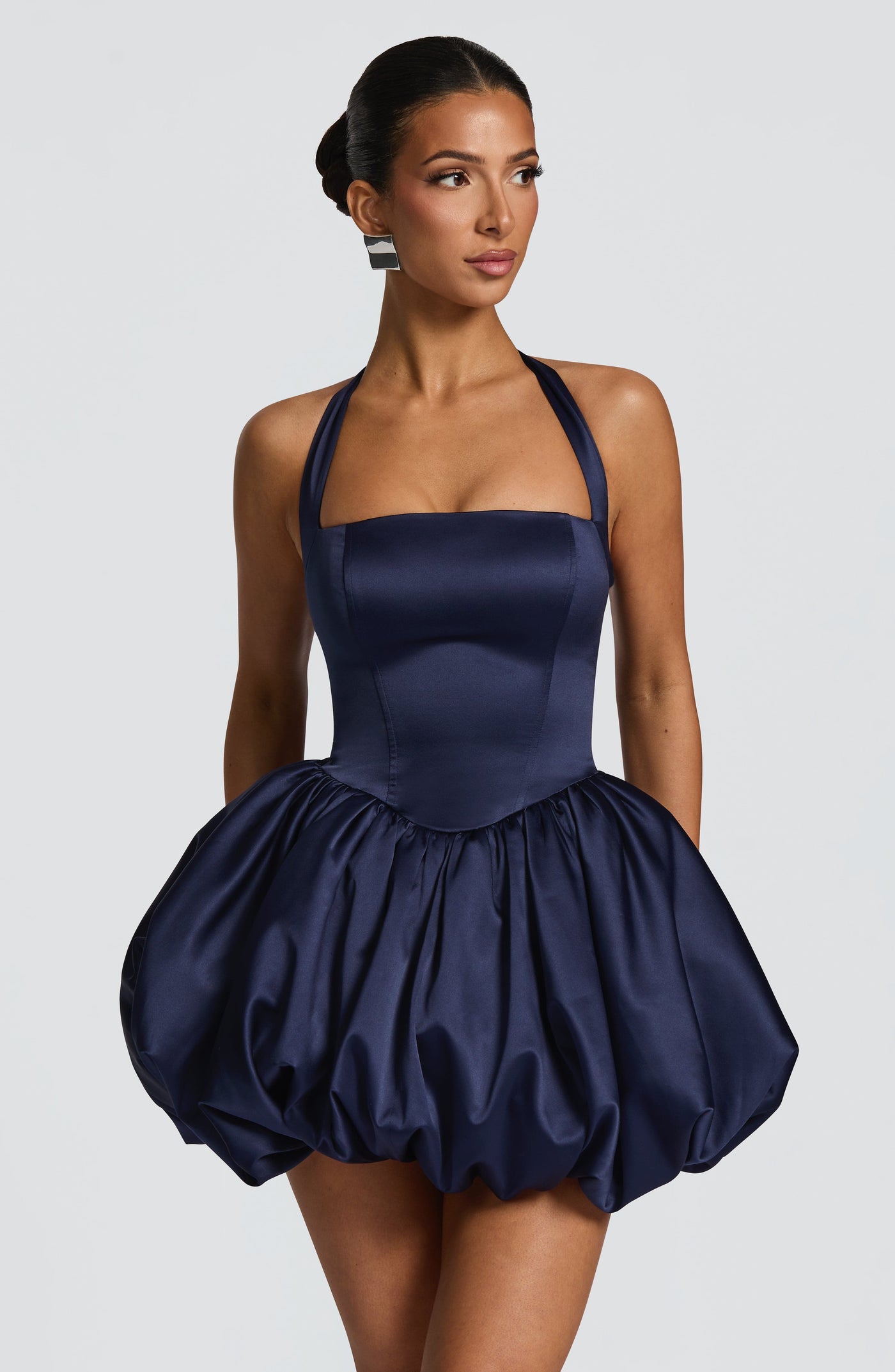 Caution Mini Dress - Navy