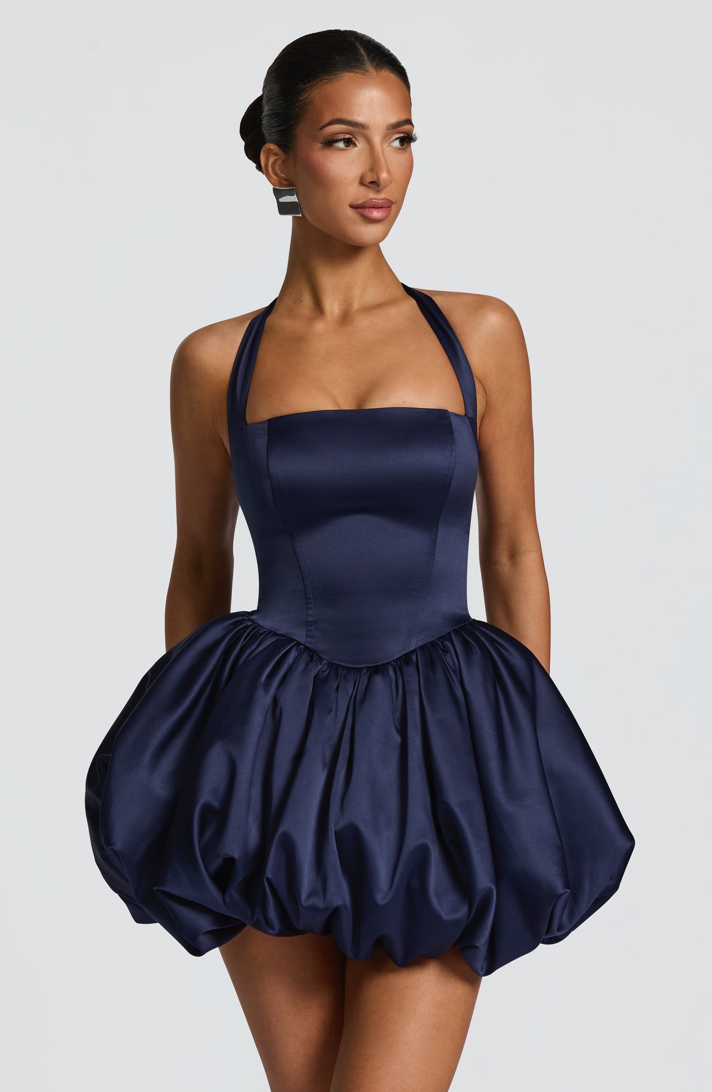 Caution Mini Dress - Navy