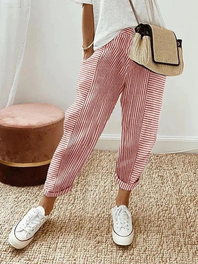 LEO – Striped Relaxed Trousers