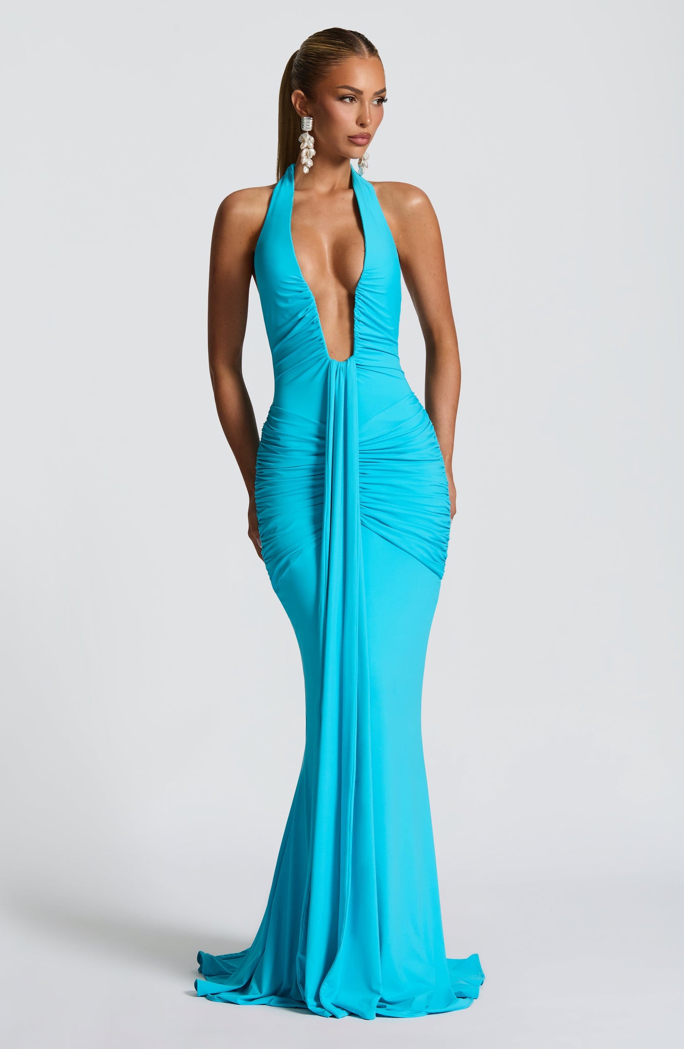 ROSY Maxi Dress - Aqua