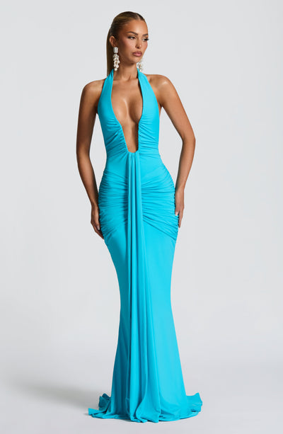 ROSY Maxi Dress - Aqua