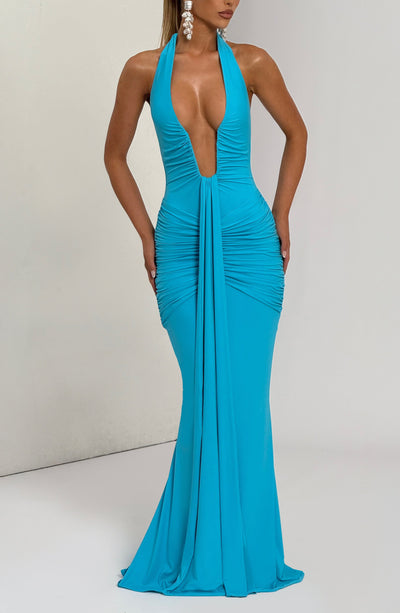 ROSY Maxi Dress - Aqua