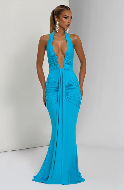 ROSY Maxi Dress - Aqua