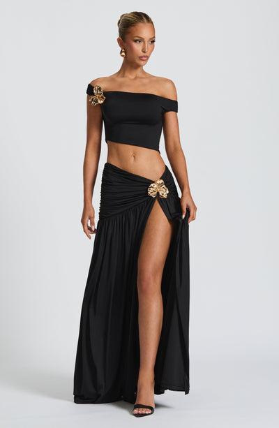 ELVIRA Maxi Skirt - Black