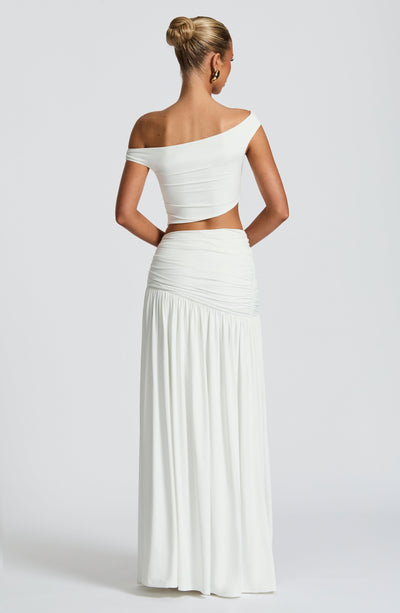 ELVIRA Maxi Skirt - White