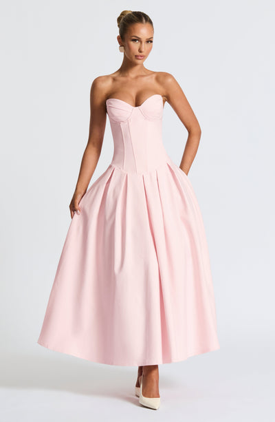 ROSE Midi Dress - Blush