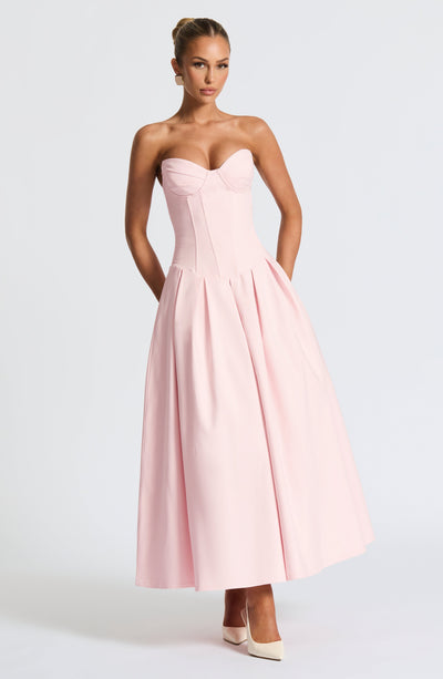 ROSE Midi Dress - Blush