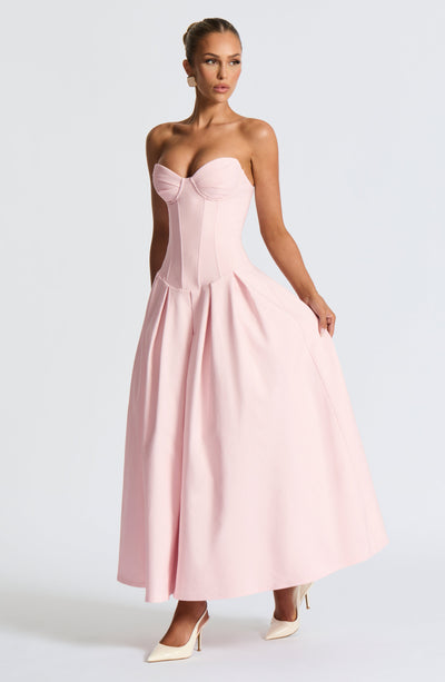ROSE Midi Dress - Blush