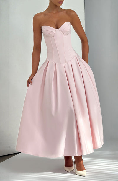 ROSE Midi Dress - Blush