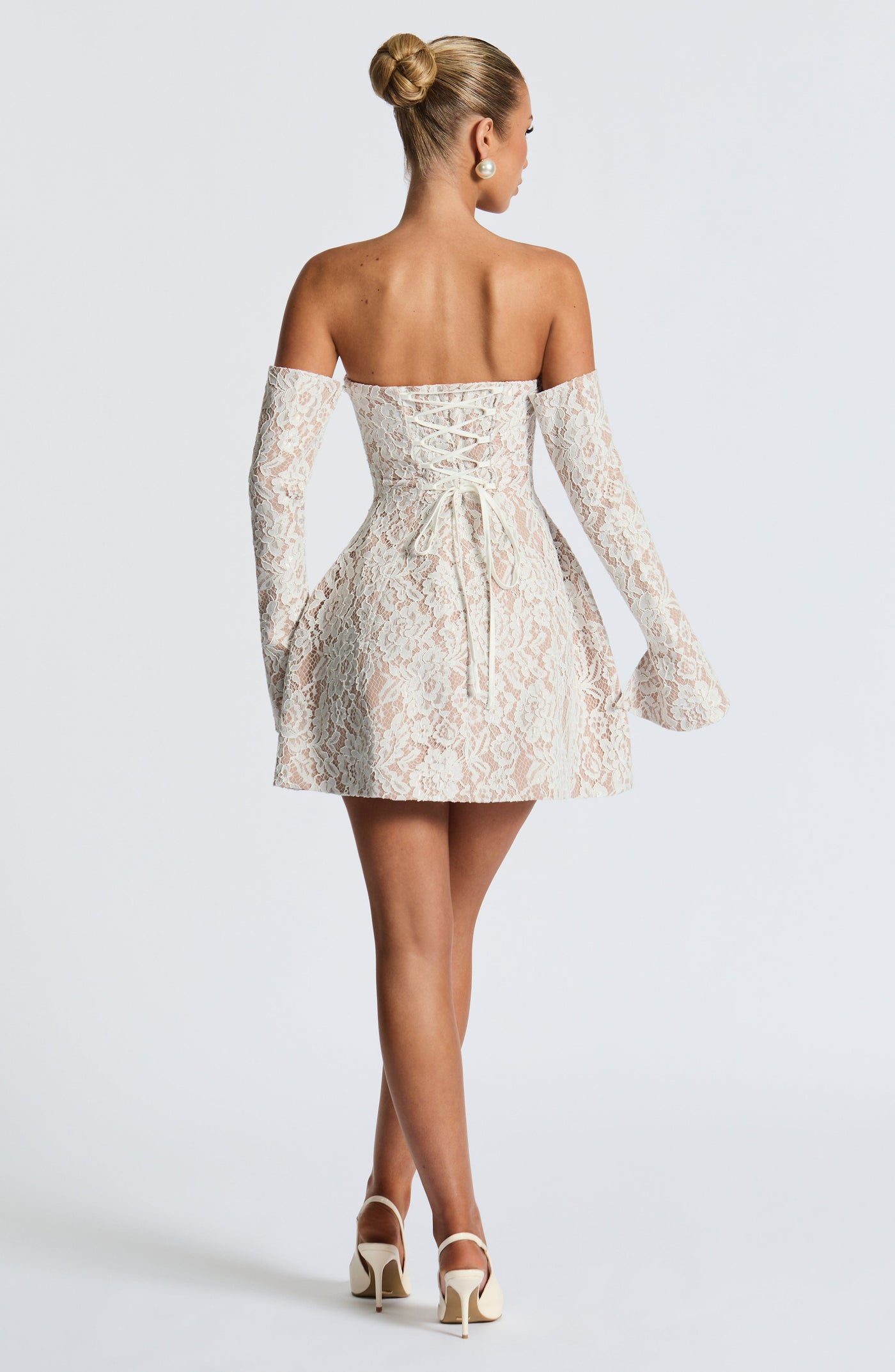 BERLINDA Mini Dress - Ivory