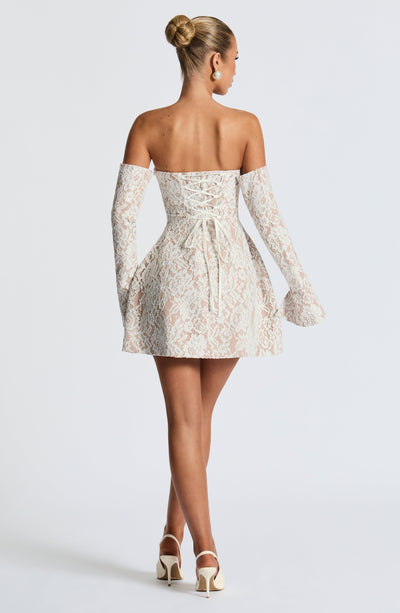BERLINDA Mini Dress - Ivory