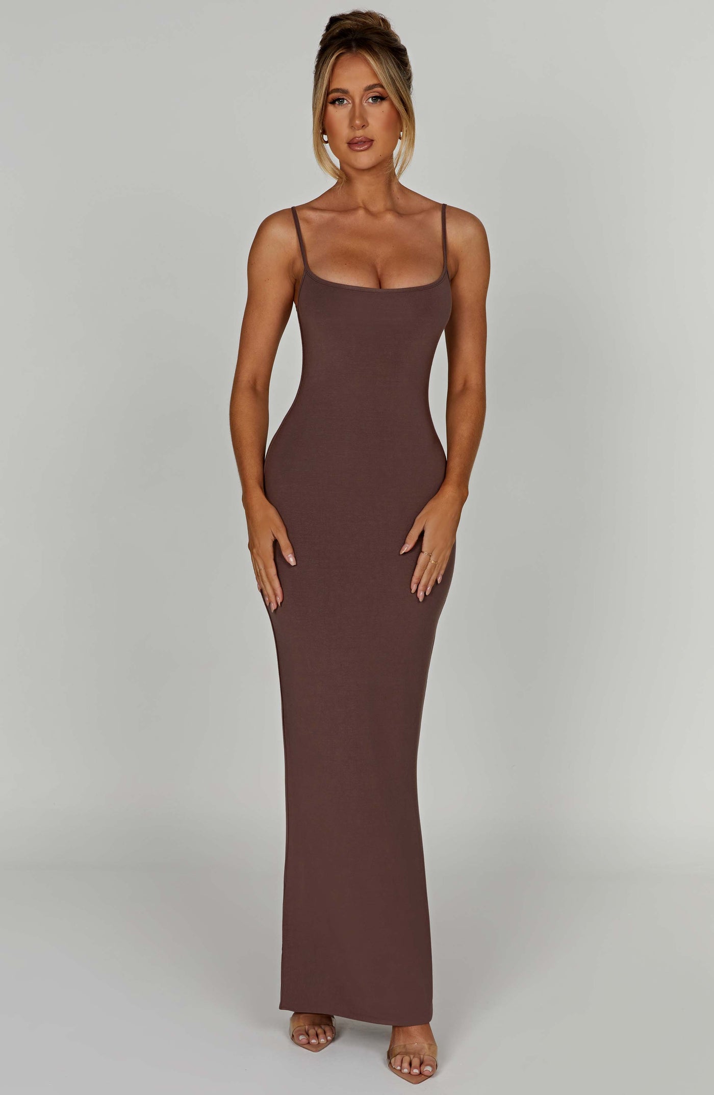 NISA Maxi Dress - Chocolate