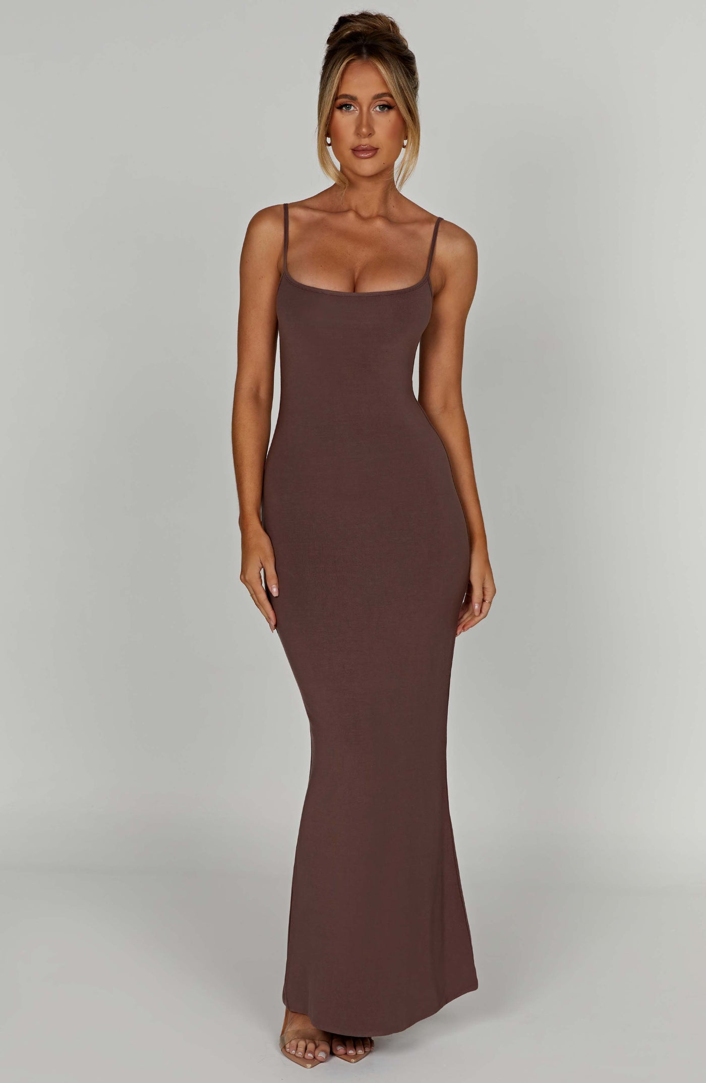 NISA Maxi Dress - Chocolate
