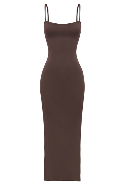NISA Maxi Dress - Chocolate