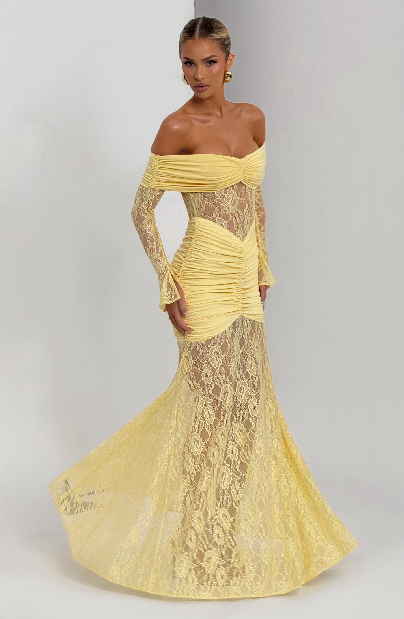 PAULINA Maxi Dress - Lemon