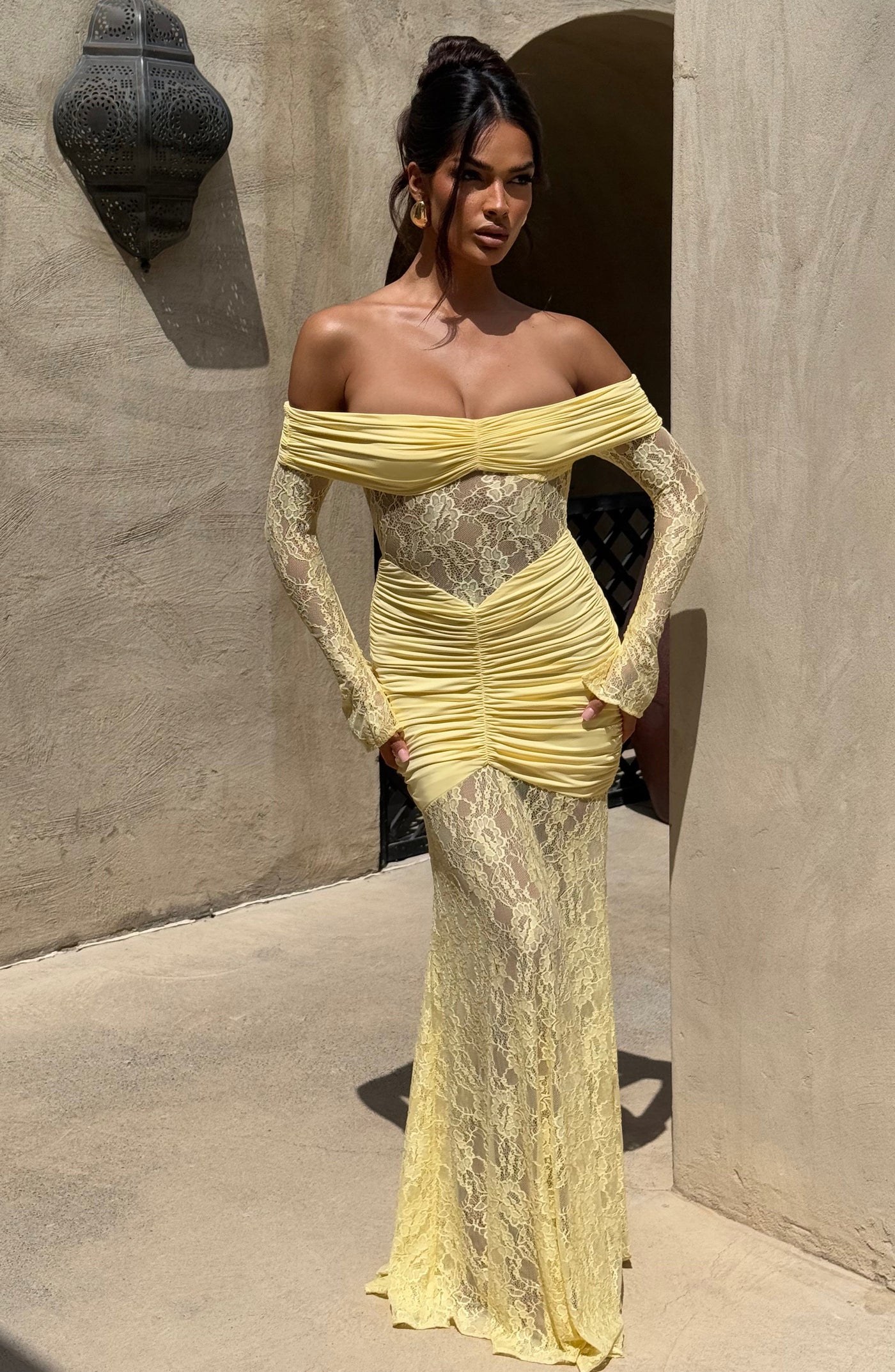 PAULINA Maxi Dress - Lemon
