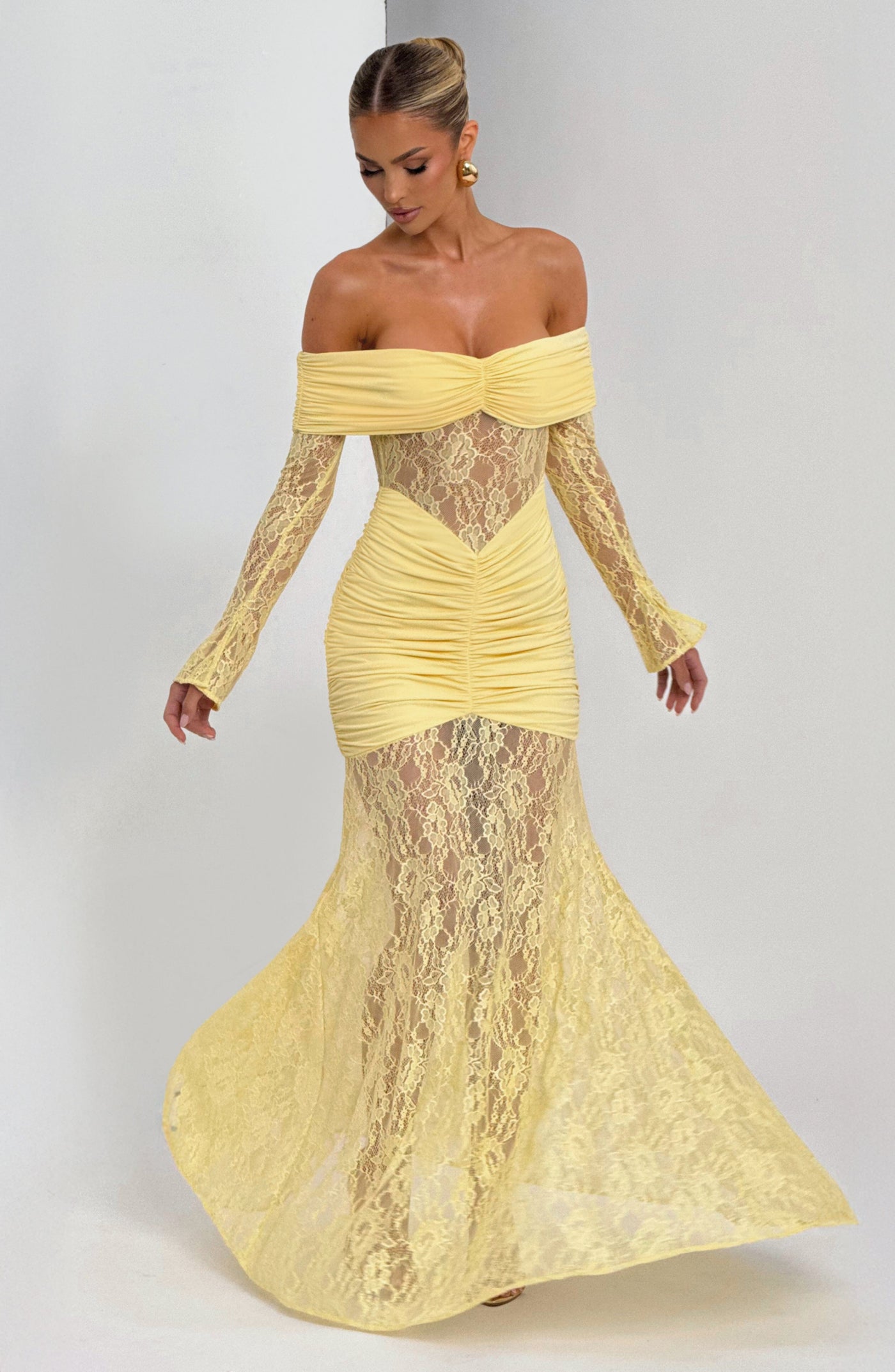 PAULINA Maxi Dress - Lemon