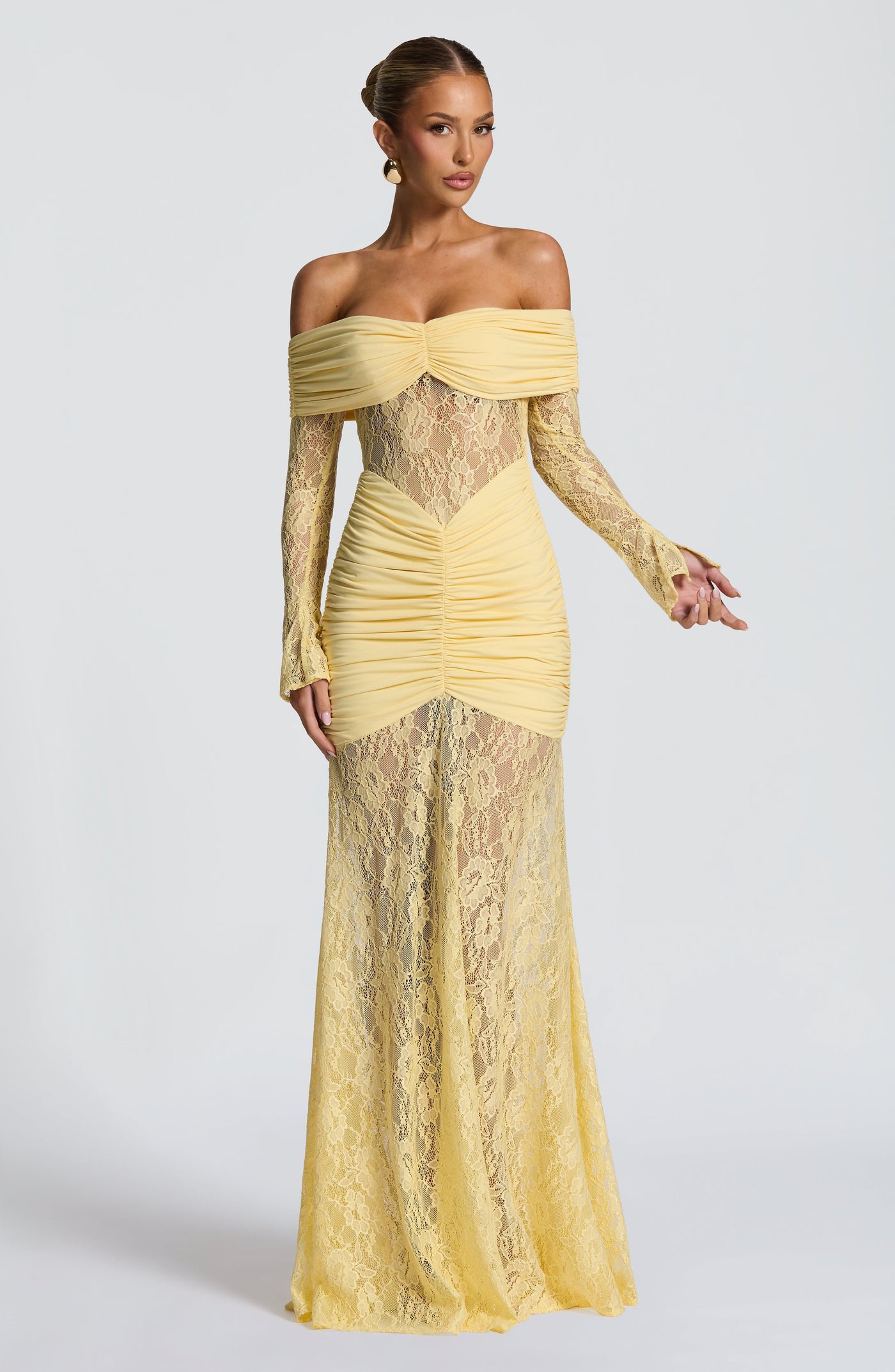 PAULINA Maxi Dress - Lemon
