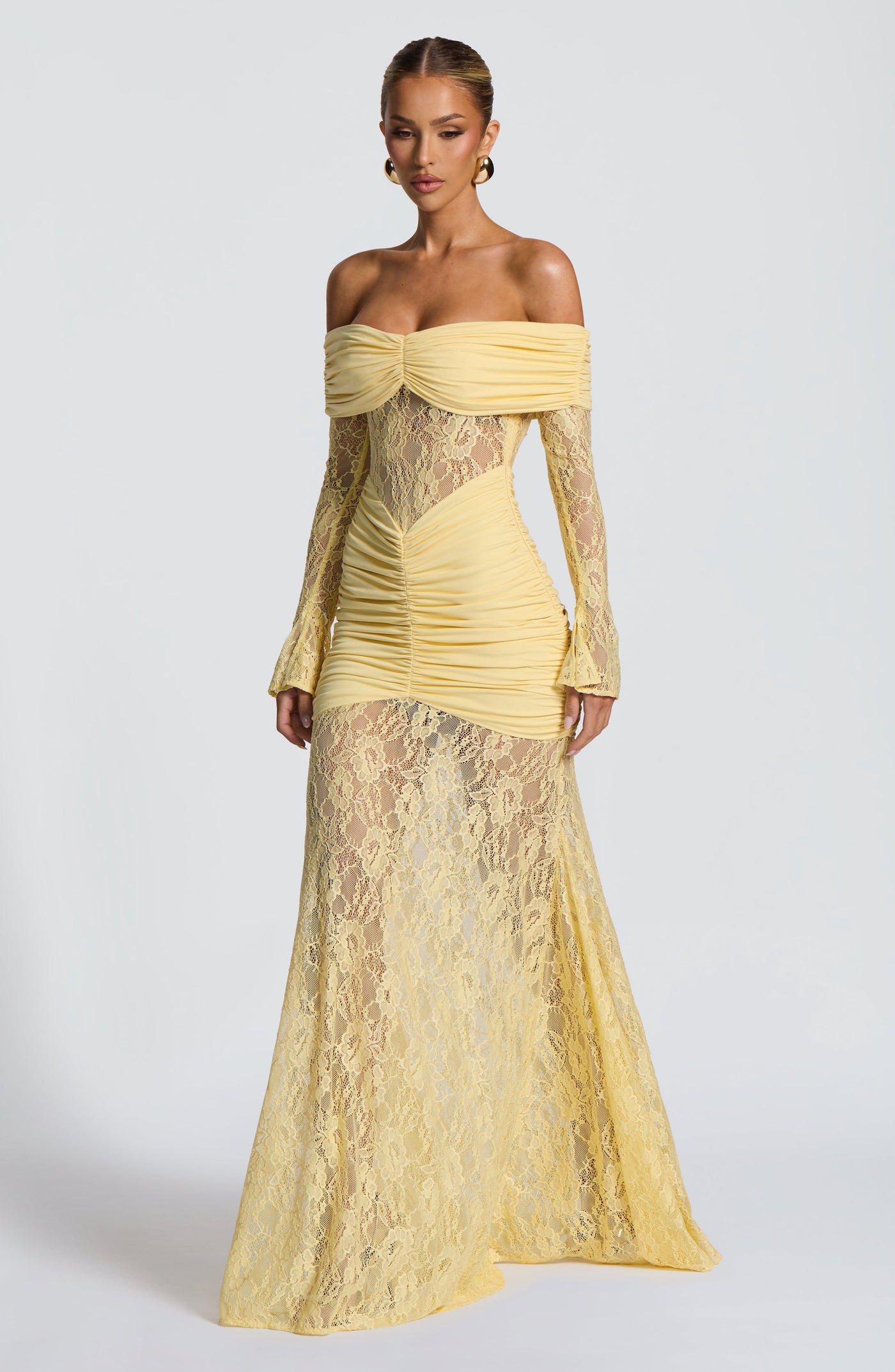PAULINA Maxi Dress - Lemon