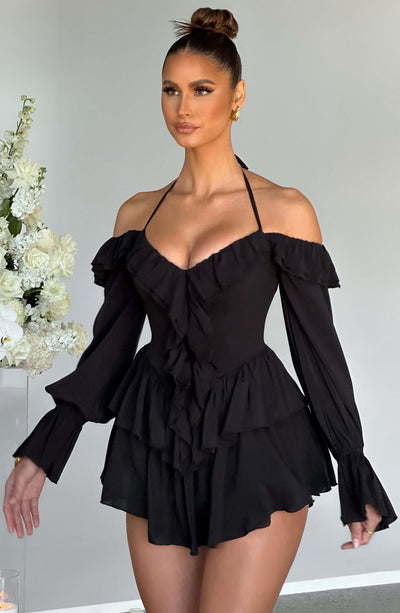 LYNA Playsuit - Black