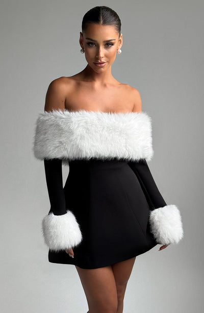 CELINE Mini Dress - Black/White
