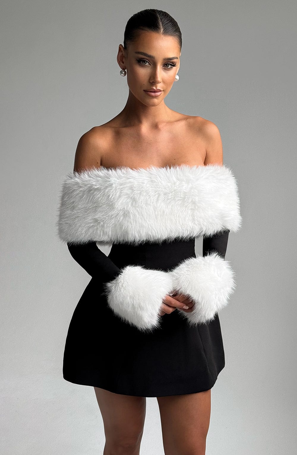 CELINE Mini Dress - Black/White