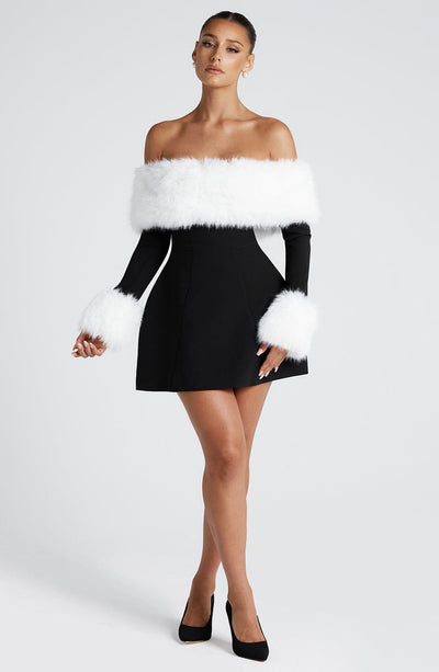 CELINE Mini Dress - Black/White
