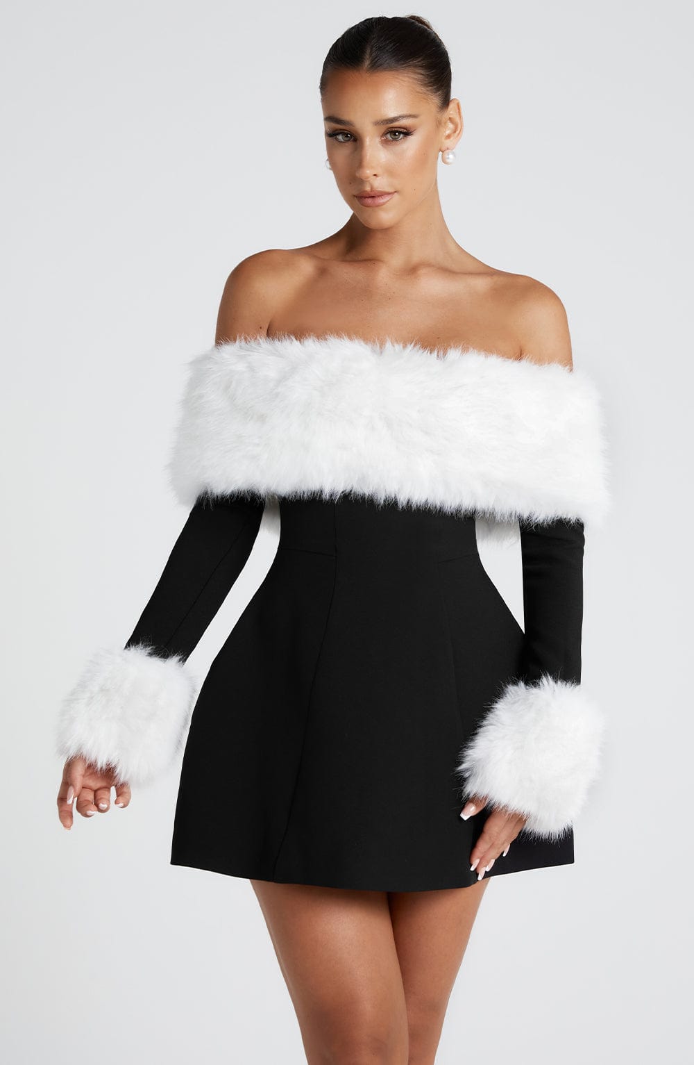 CELINE Mini Dress - Black/White