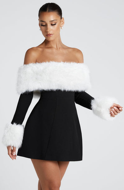 CELINE Mini Dress - Black/White
