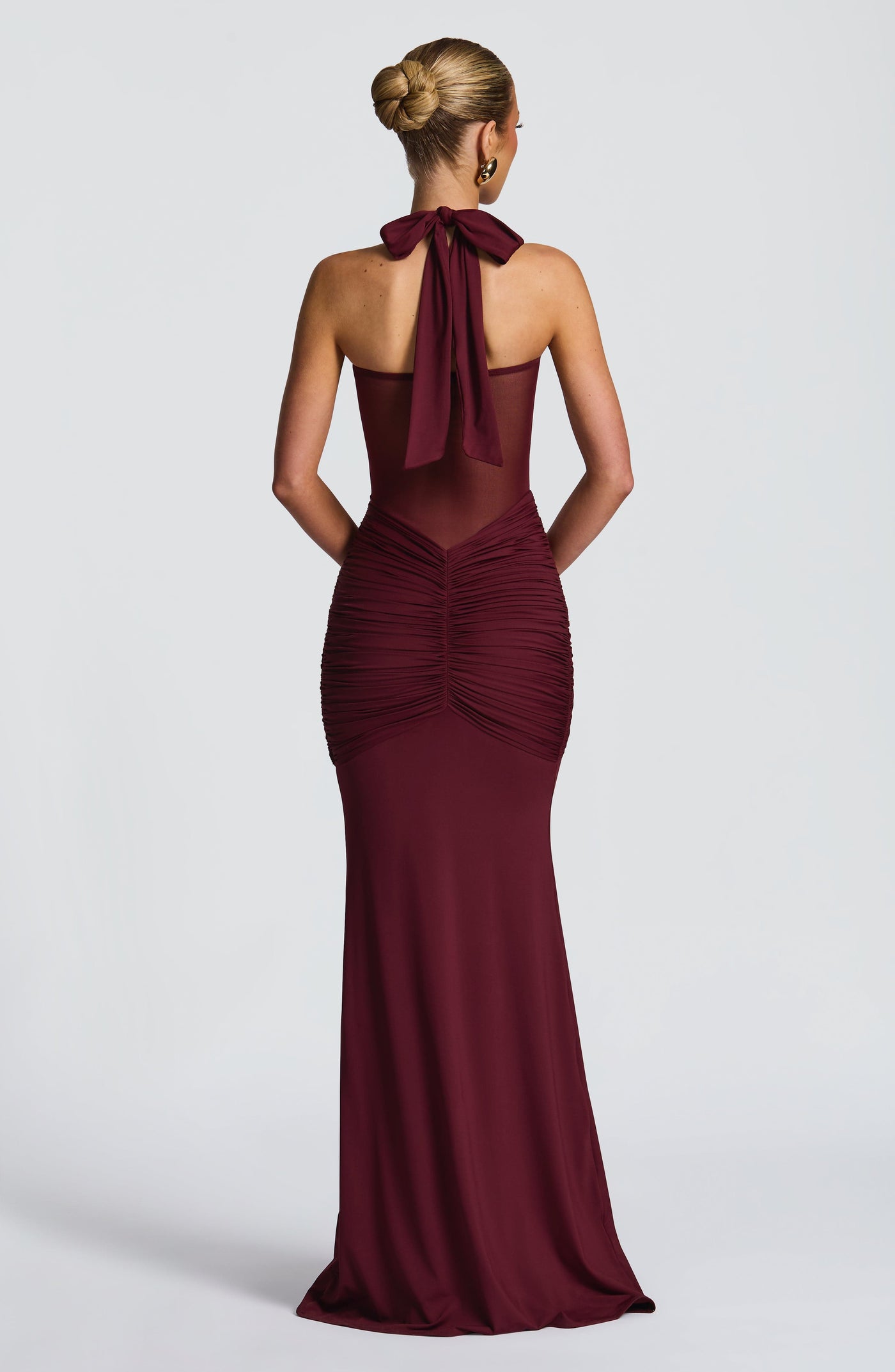 LIA Maxi Dress - Cherry Lacquer