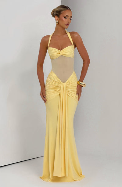 LIA Maxi Dress - Lemon