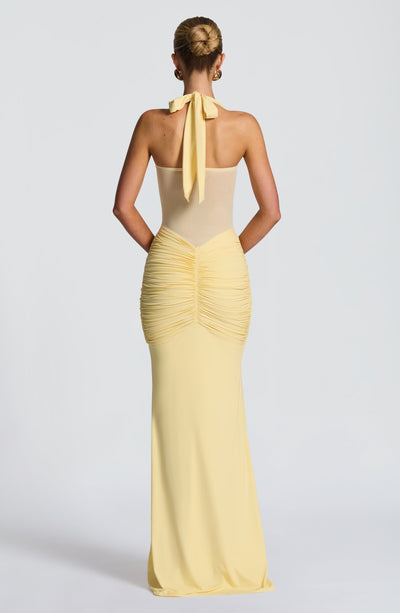 LIA Maxi Dress - Lemon