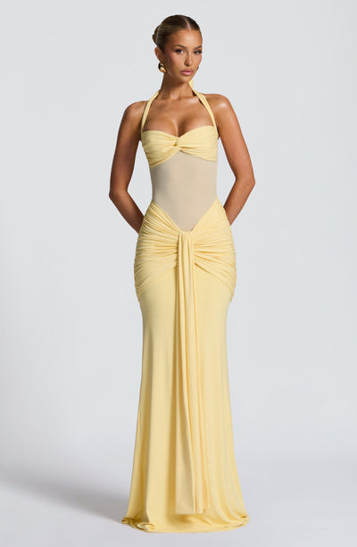 LIA Maxi Dress - Lemon